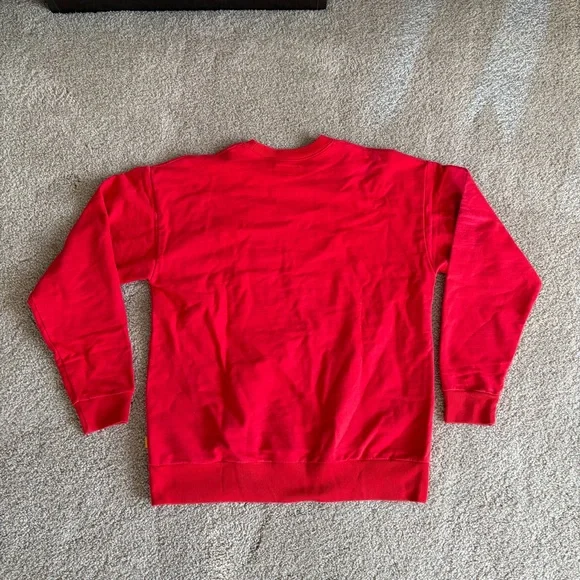 Golf Wang Bold logo streetwear Tyler the creator Red Crewneck Sweater size large